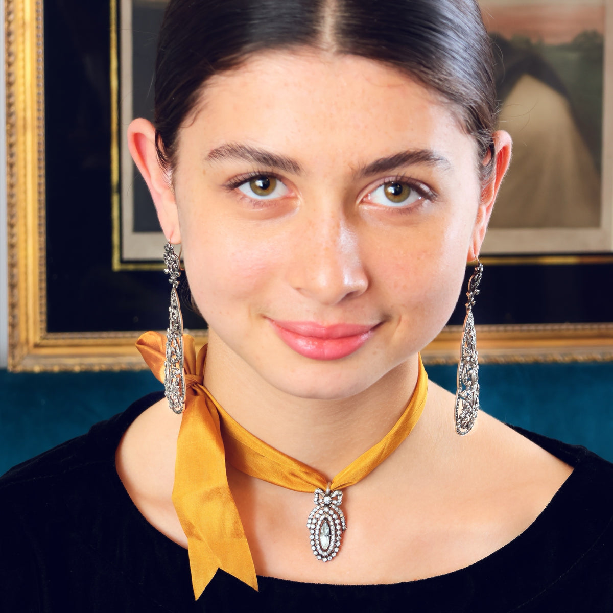 Antique Silver Minas Novas Portuguese Pendant