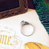 Sweet Vintage 1940's Platinum Diamond Engagement Ring