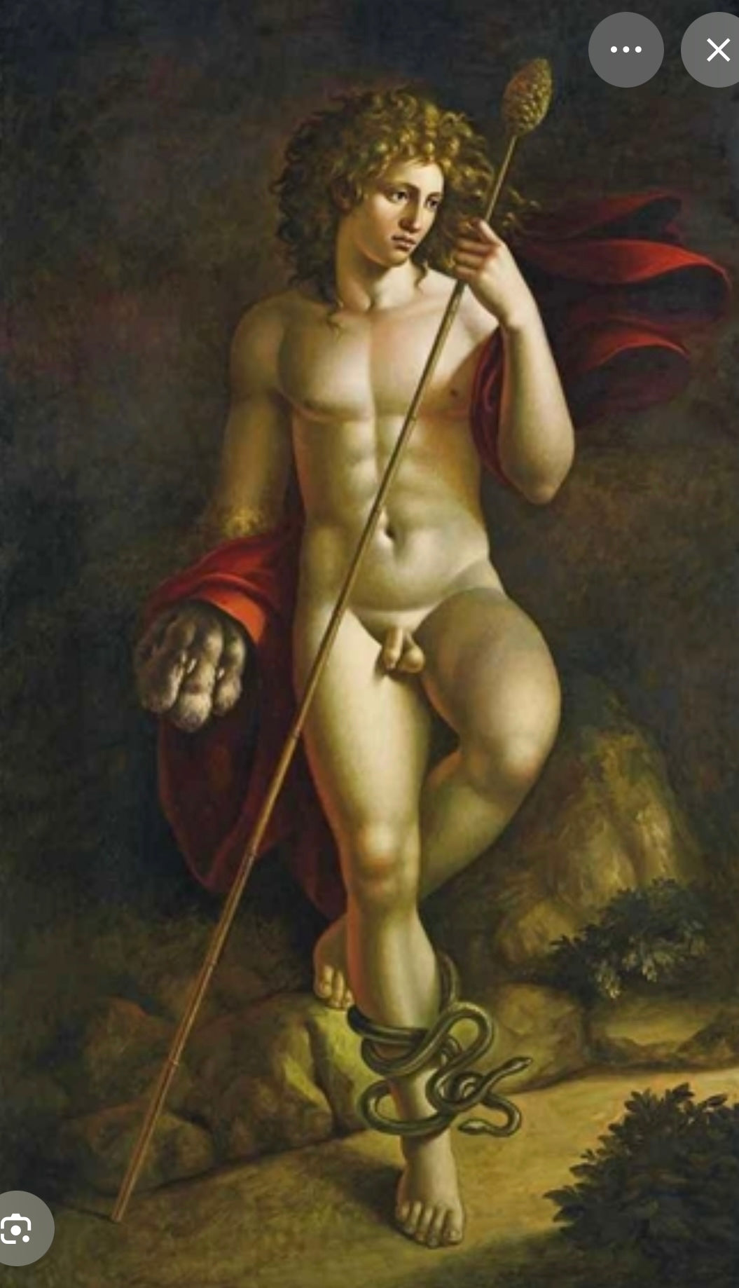 Rare Superior Hand Carved Shell Cameo of Dionysus