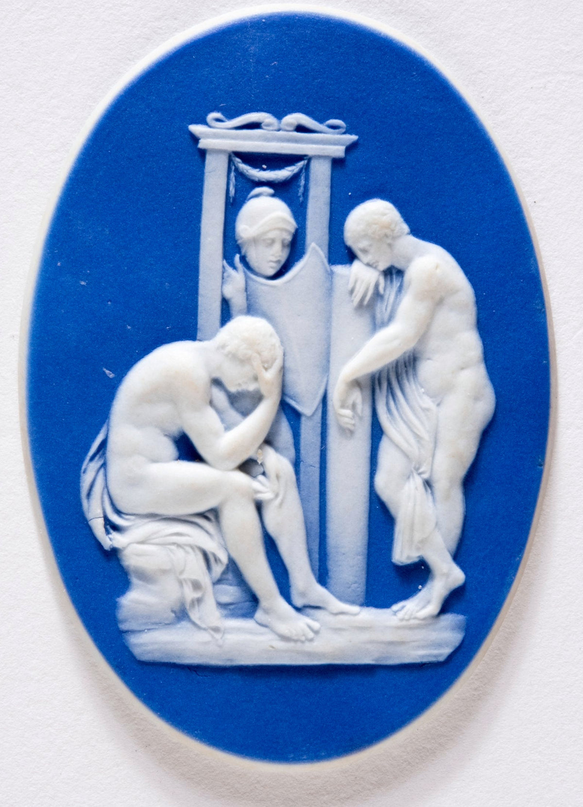 Rare Antique Georgian Wedgwood Jasperware Brooch