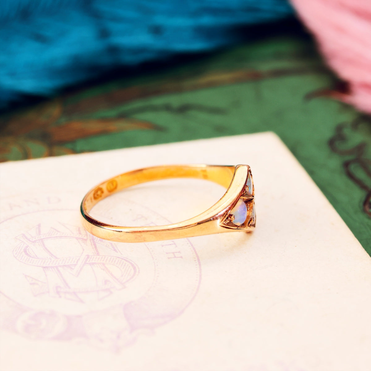 Dreamtime Antique Date 1870 Opal Ring