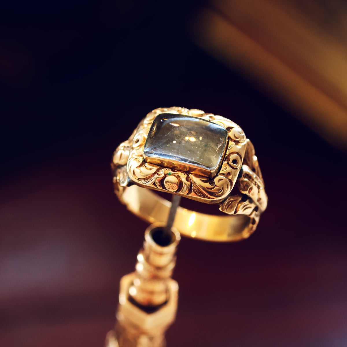 Tiniest Love Date 1829 Georgian Mourning Ring
