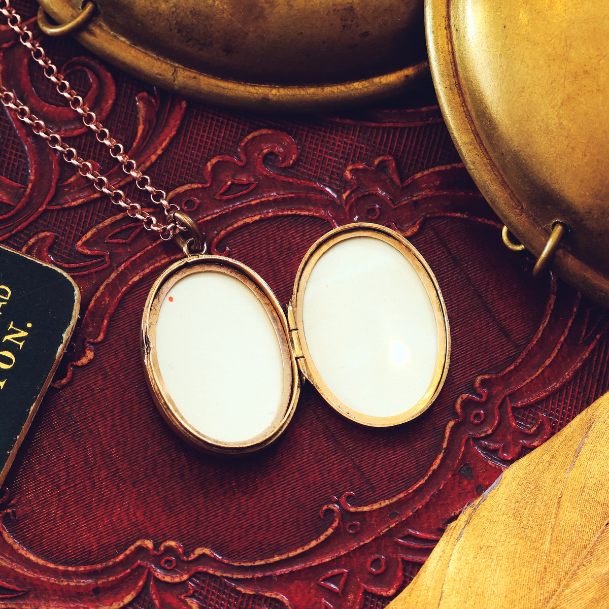 Antique Date 1890 Silver Gilt Lucky Horseshoe Locket