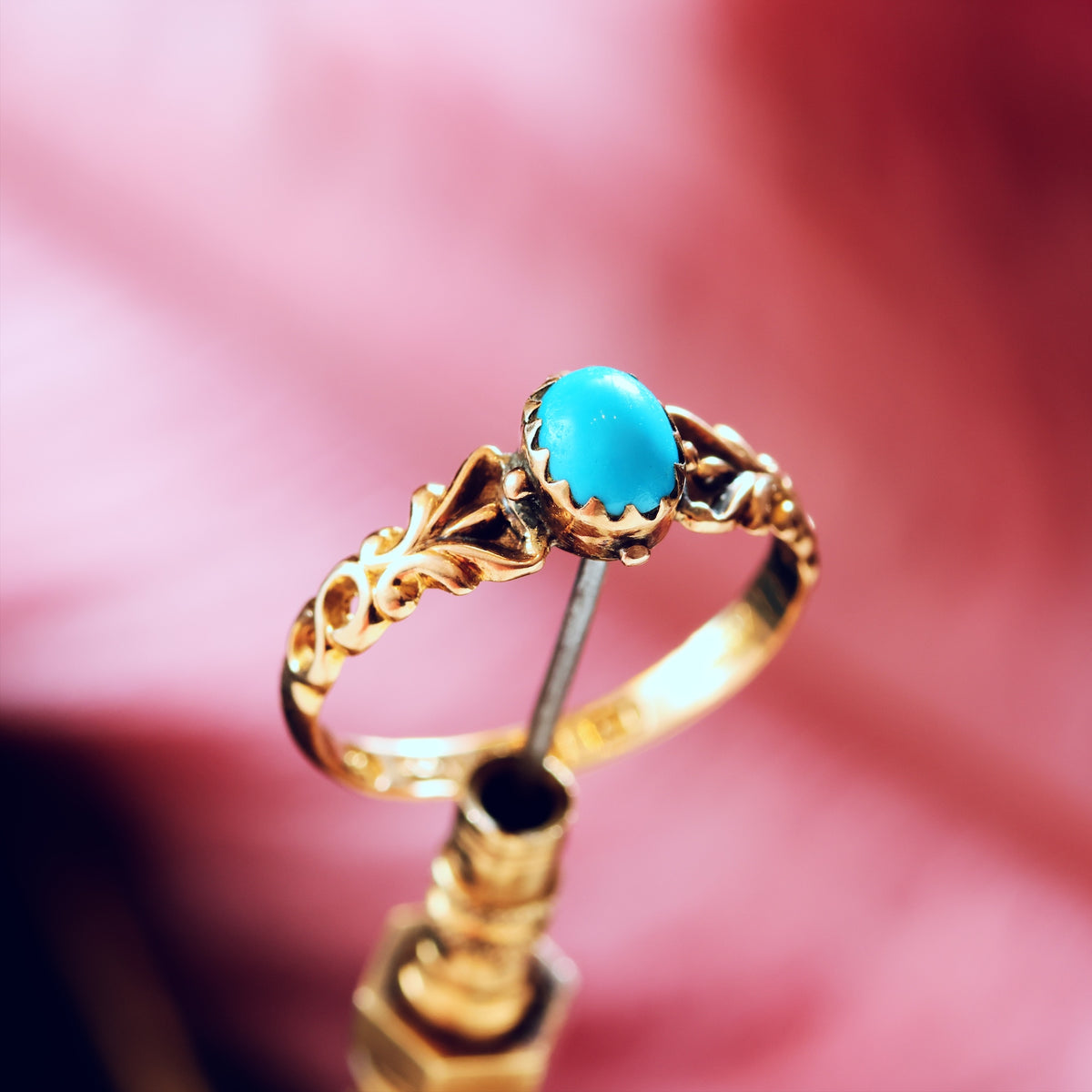 Petite Date 1892 Persian Turquoise Ring