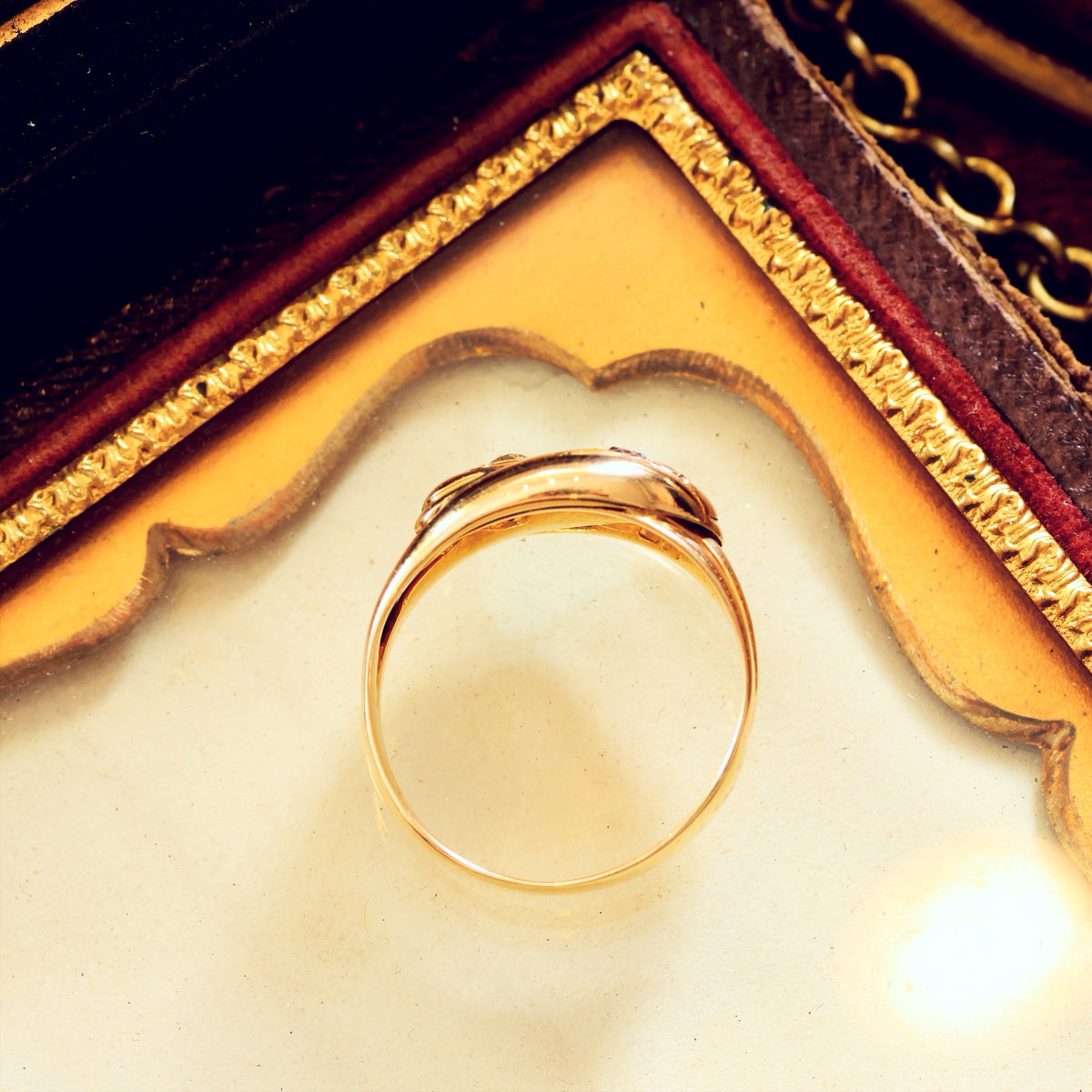 Beauteous Date 1902 Diamond Double Snake Ring
