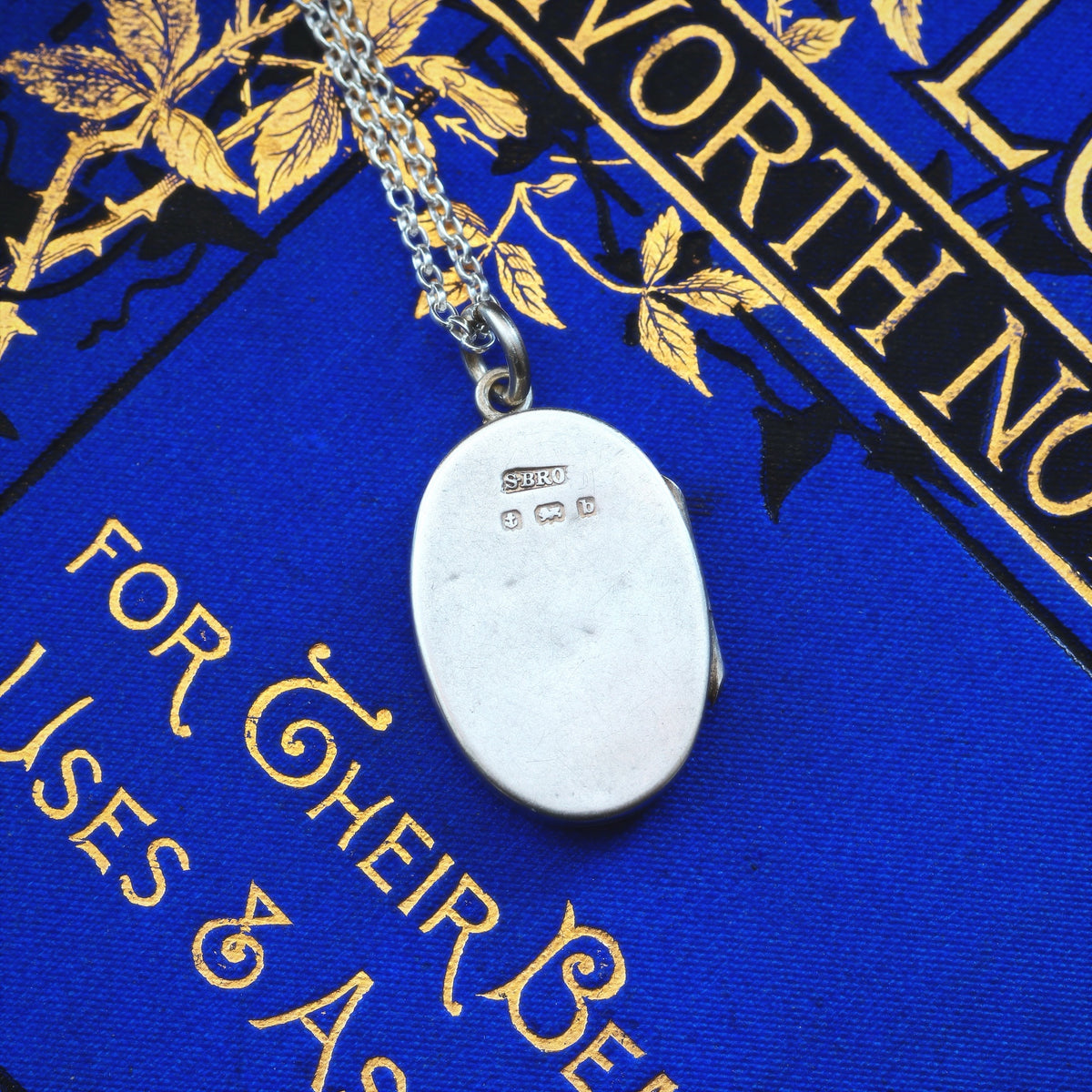 Antique Date 1902 Roses for LOVE Locket