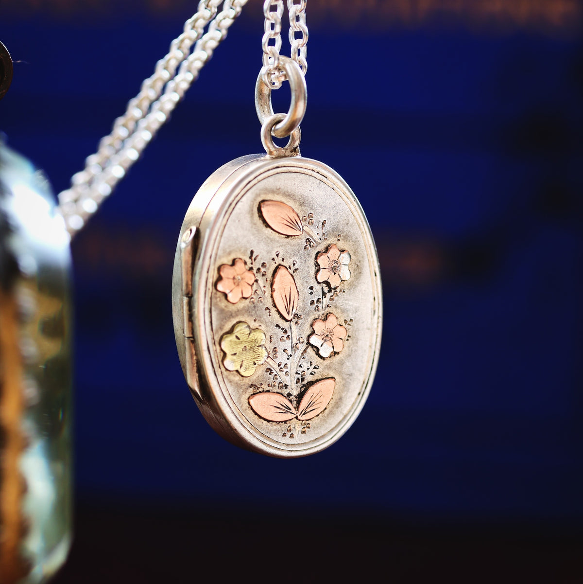Antique Date 1902 Roses for LOVE Locket
