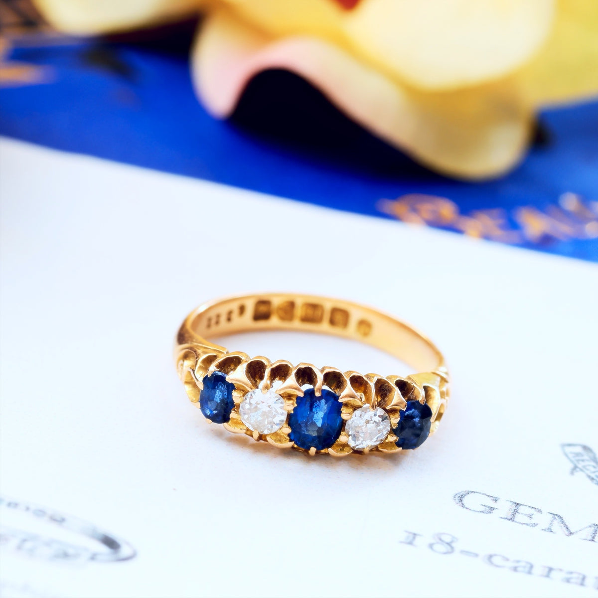 Precious Date 1904 Sapphire & Diamond Engagement Ring