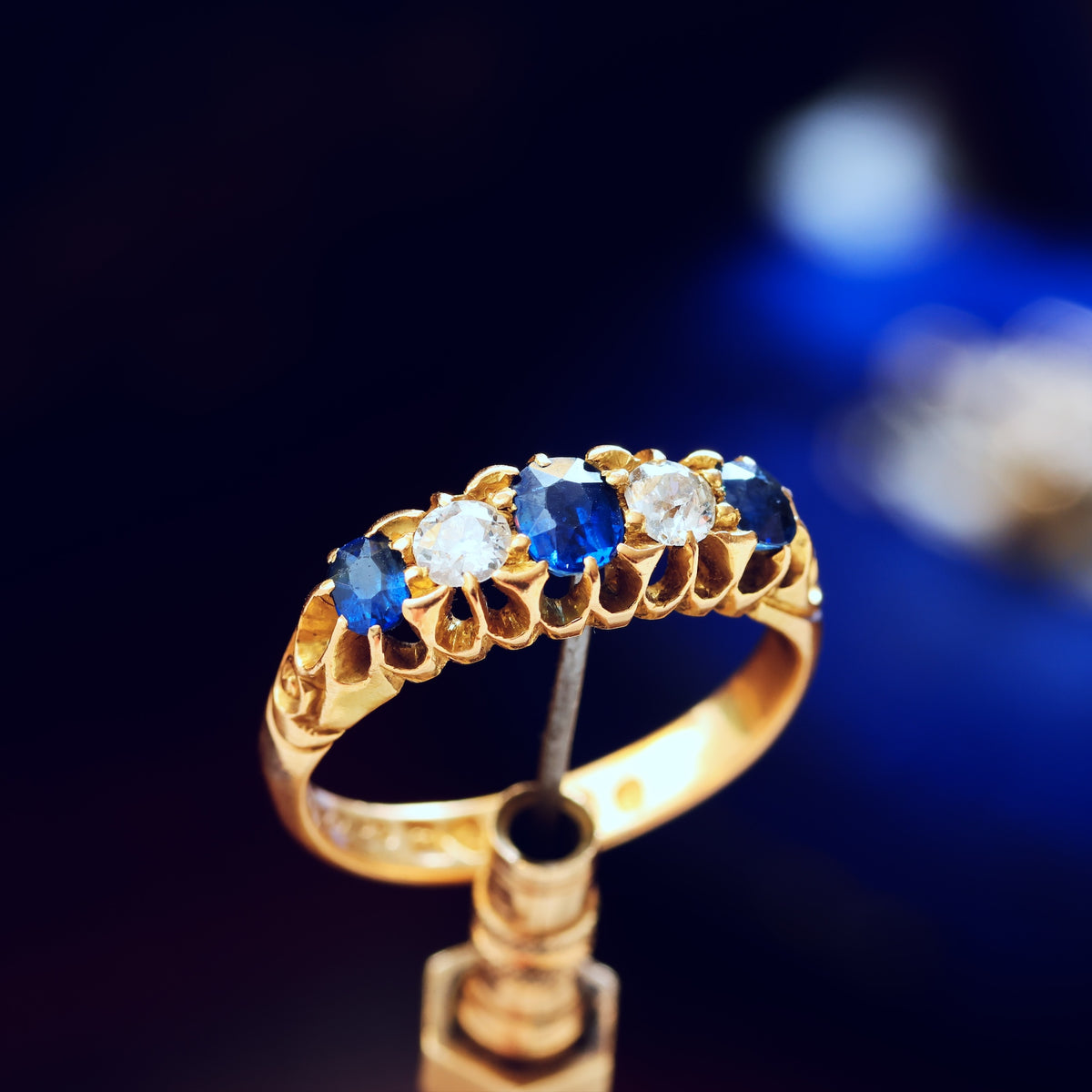 Precious Date 1904 Sapphire & Diamond Engagement Ring