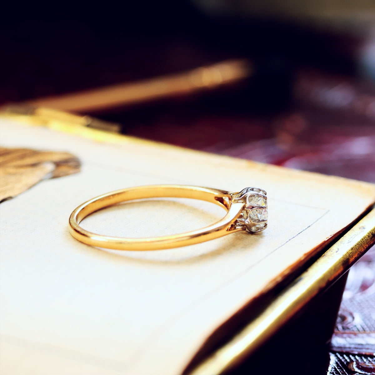 Antique Edwardian 'Tiffany' Style Diamond Engagement Ring