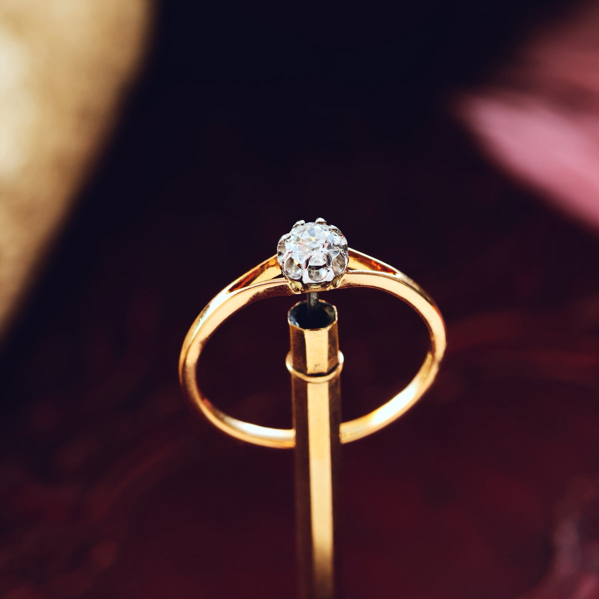 Antique Edwardian 'Tiffany' Style Diamond Engagement Ring