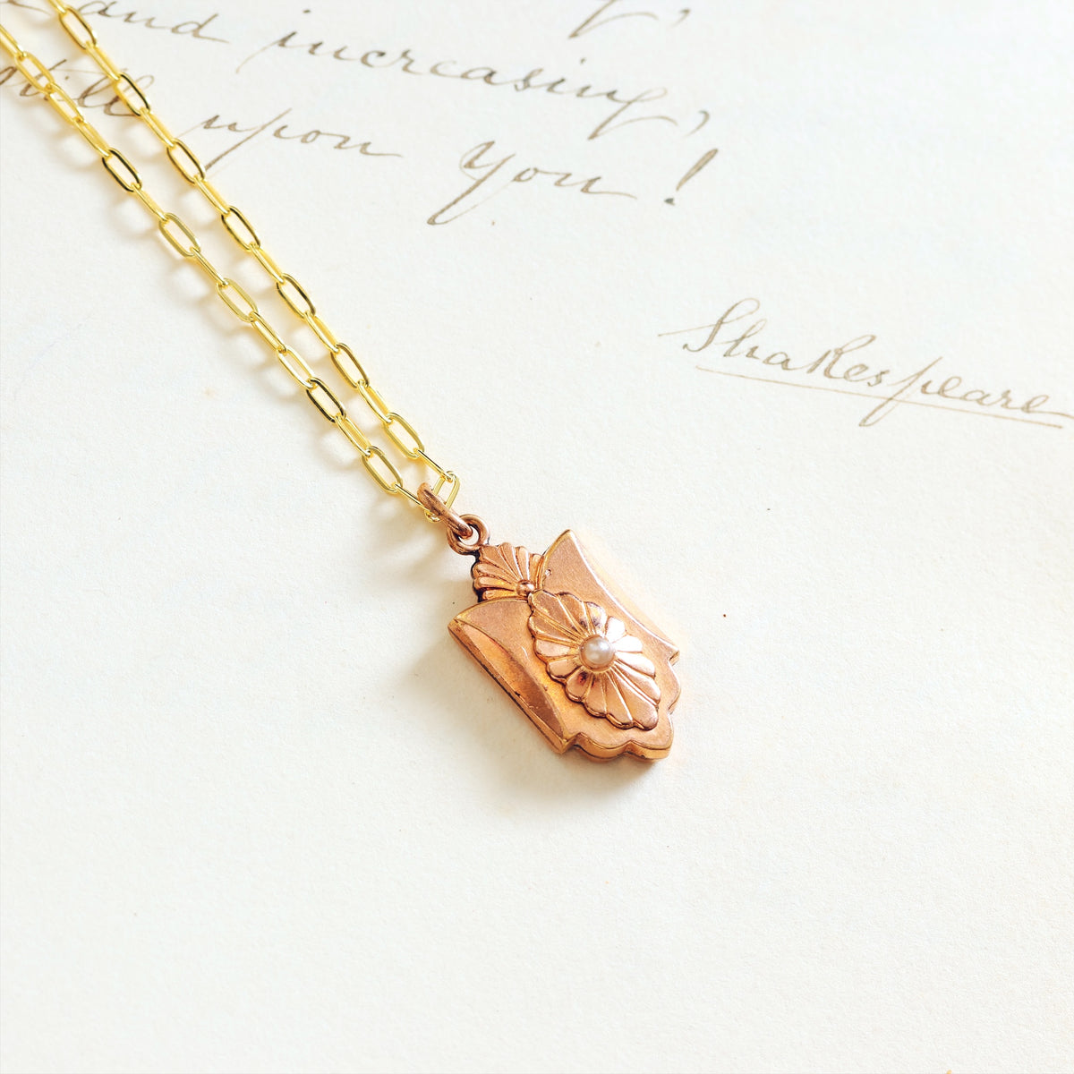 Antique Art Nouveau French Pendant