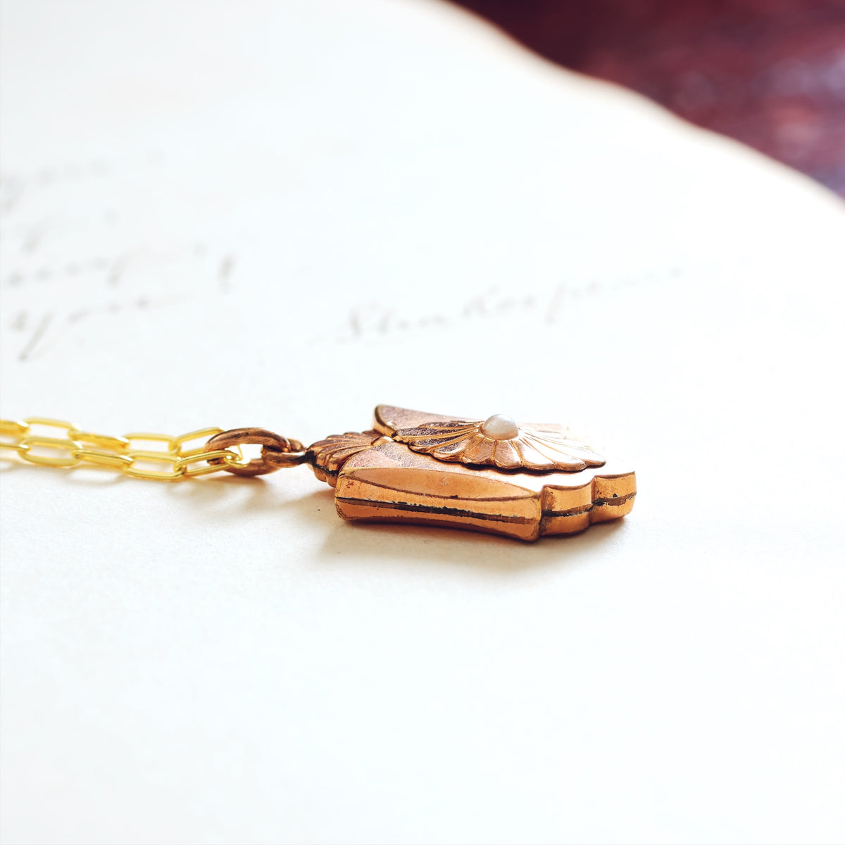Antique Art Nouveau French Pendant