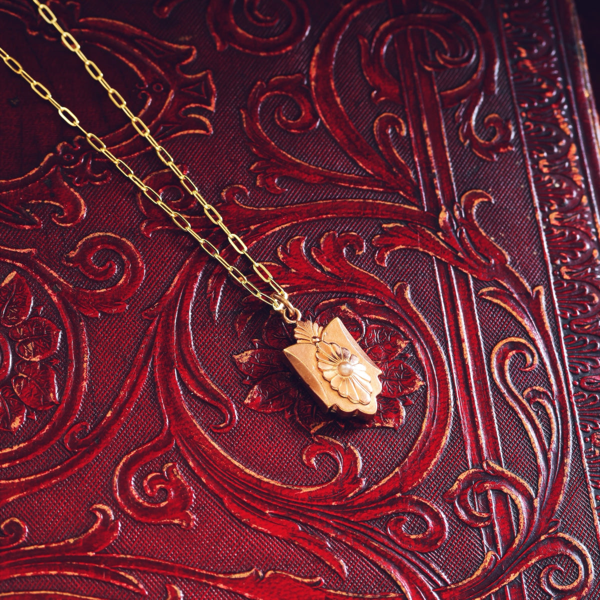 Antique Art Nouveau French Pendant
