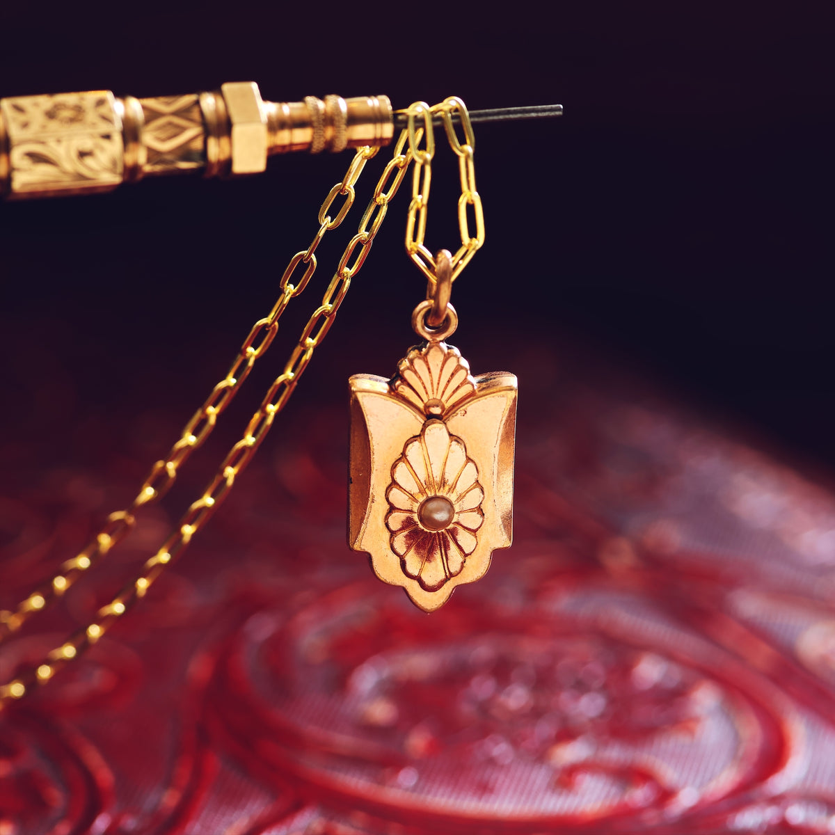 Antique Art Nouveau French Pendant