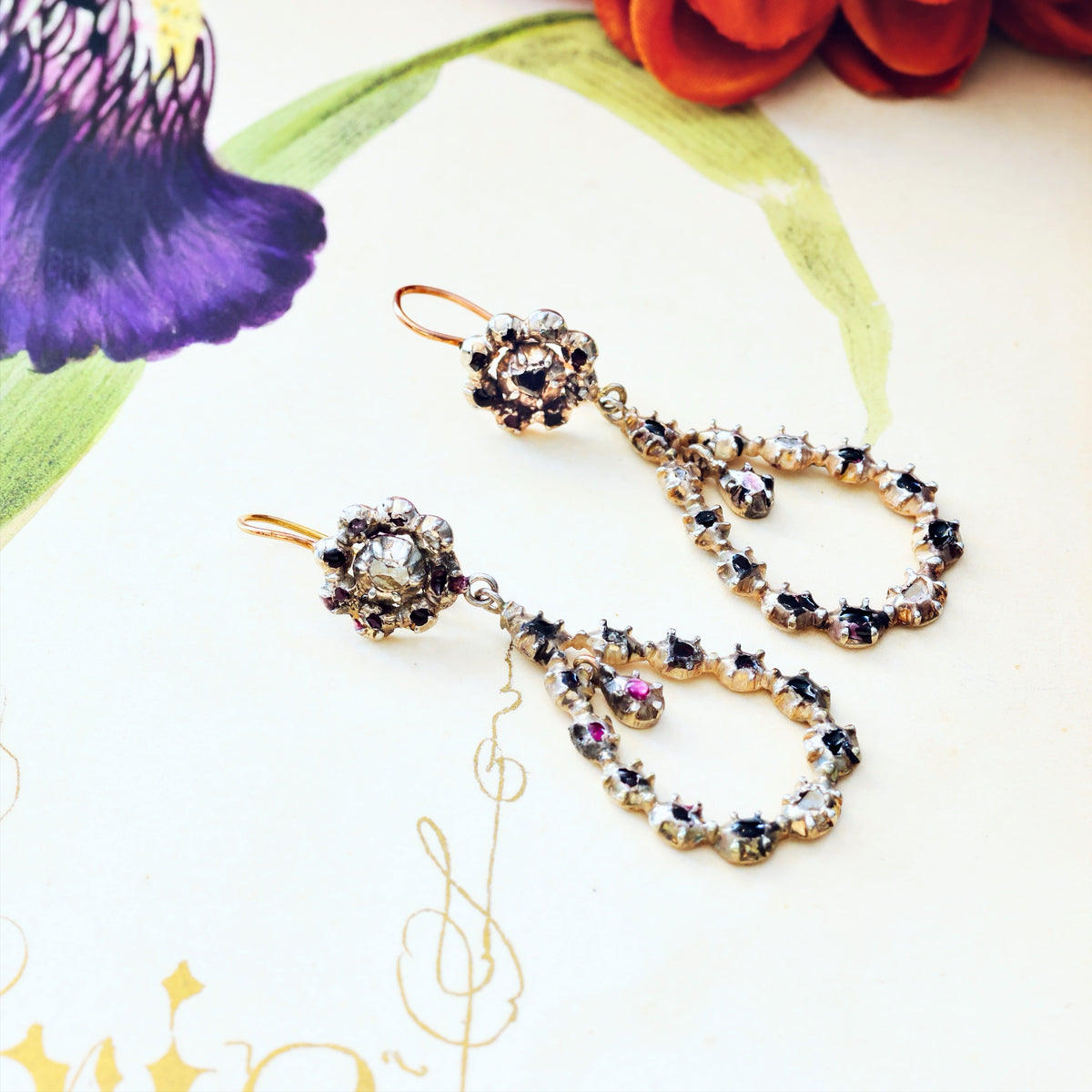 Antique French Regional 'Arlesian' Earrings