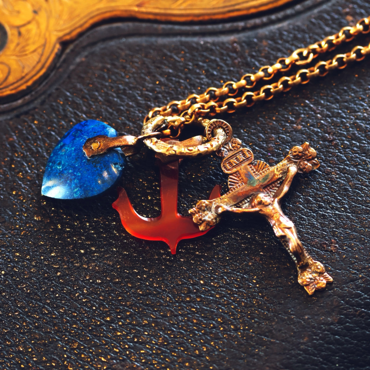 Antique Georgian Faith, Hope & Charity Charm
