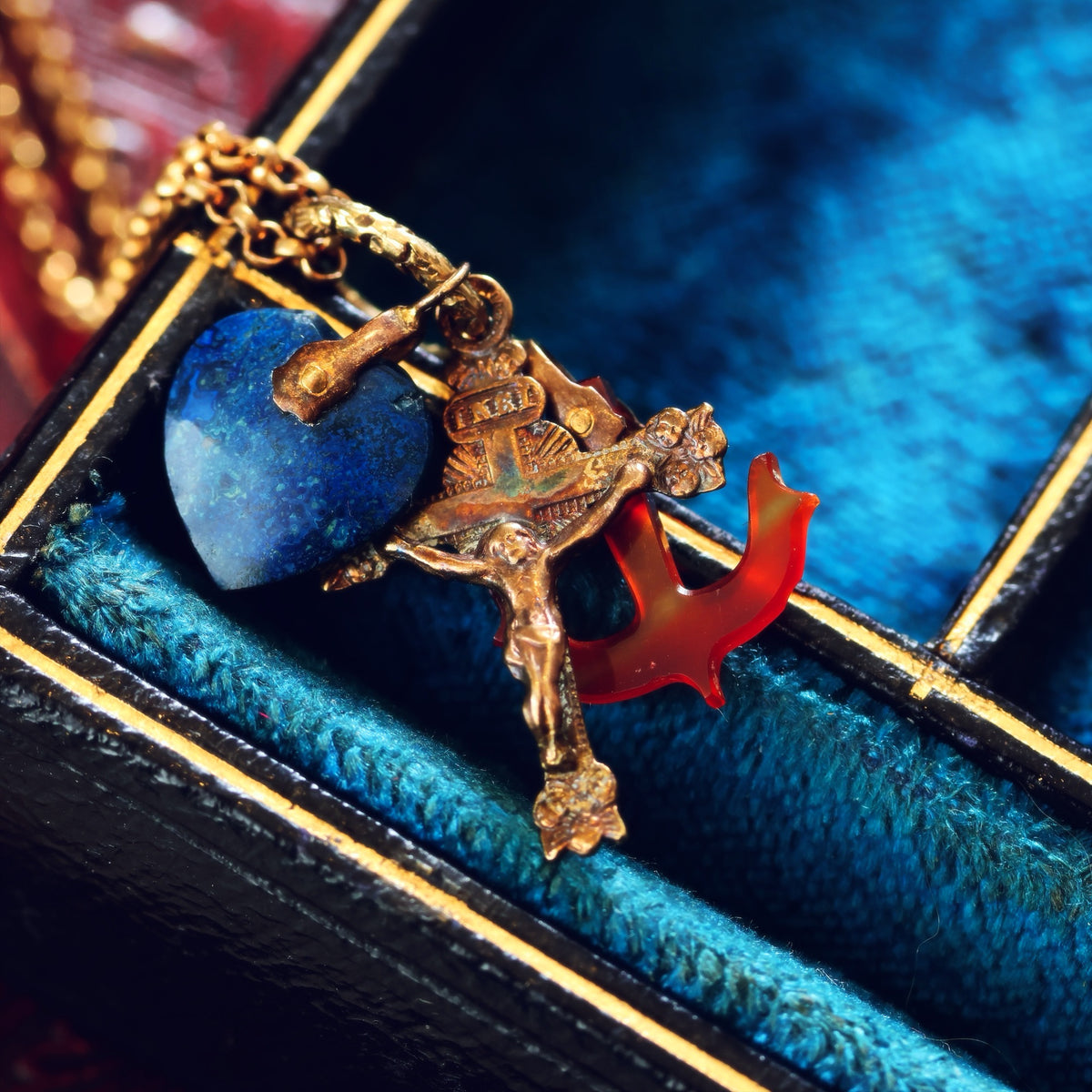 Antique Georgian Faith, Hope & Charity Charm