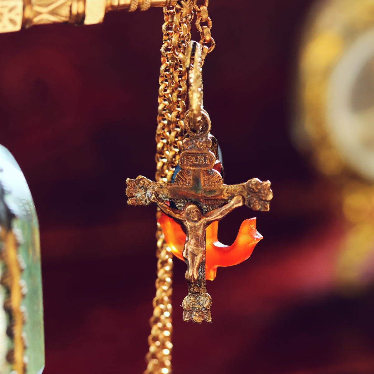 Antique Georgian Faith, Hope & Charity Charm