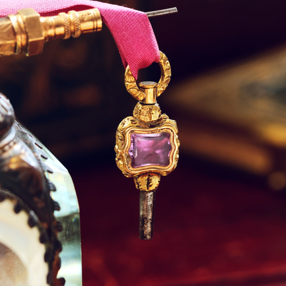 Petite Georgian Ornamental Rococo Watch Key