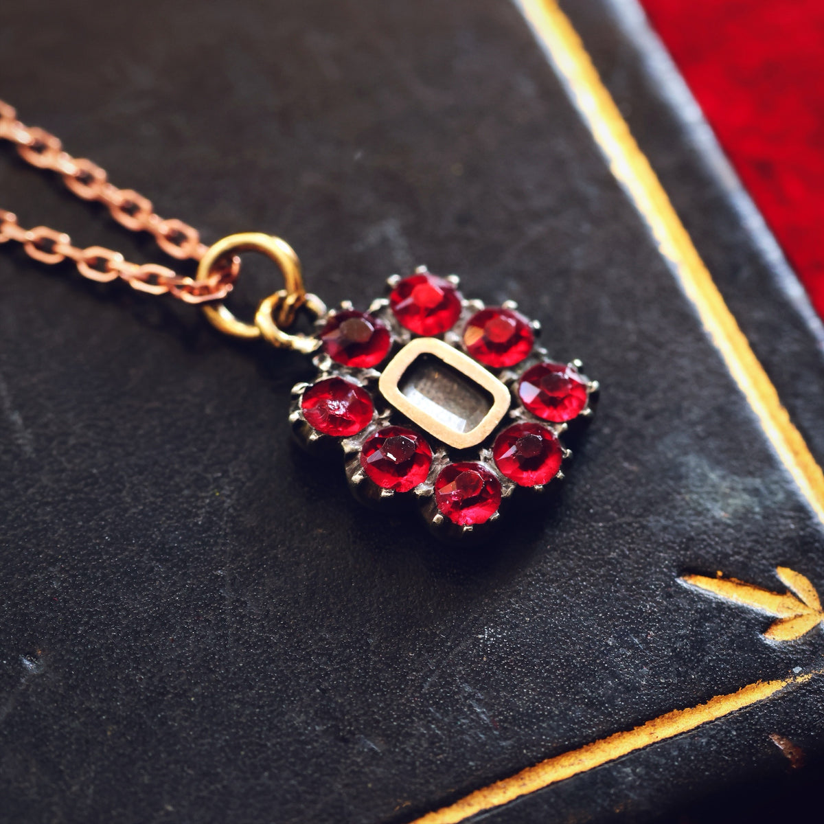 Antique Georgian Mini Fichu Locket Pendant