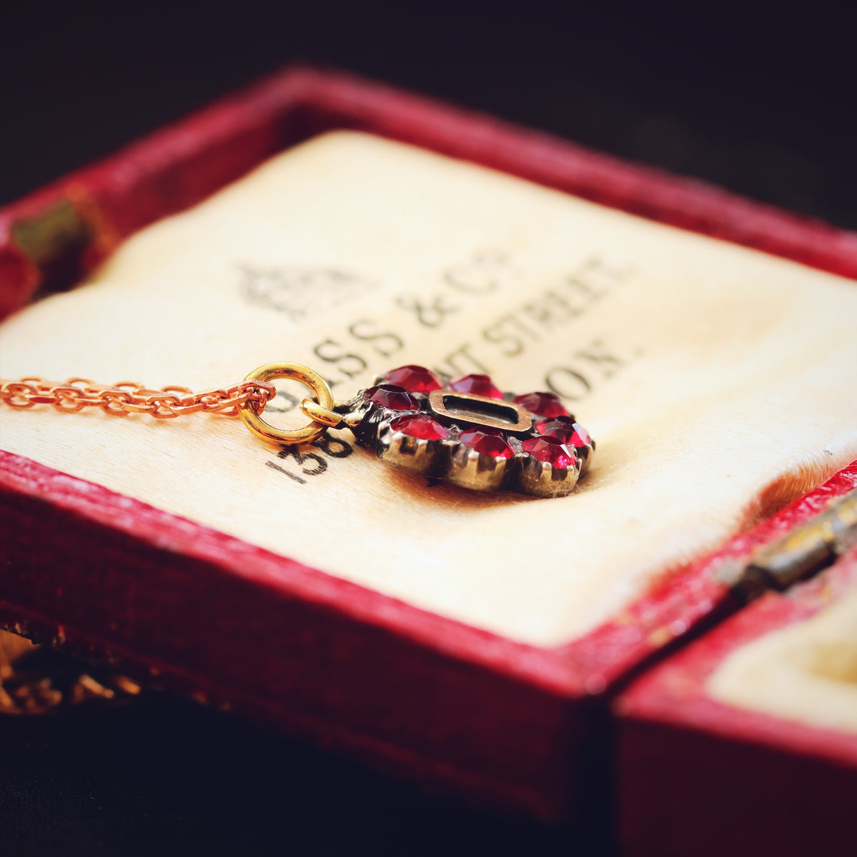 Antique Georgian Mini Fichu Locket Pendant