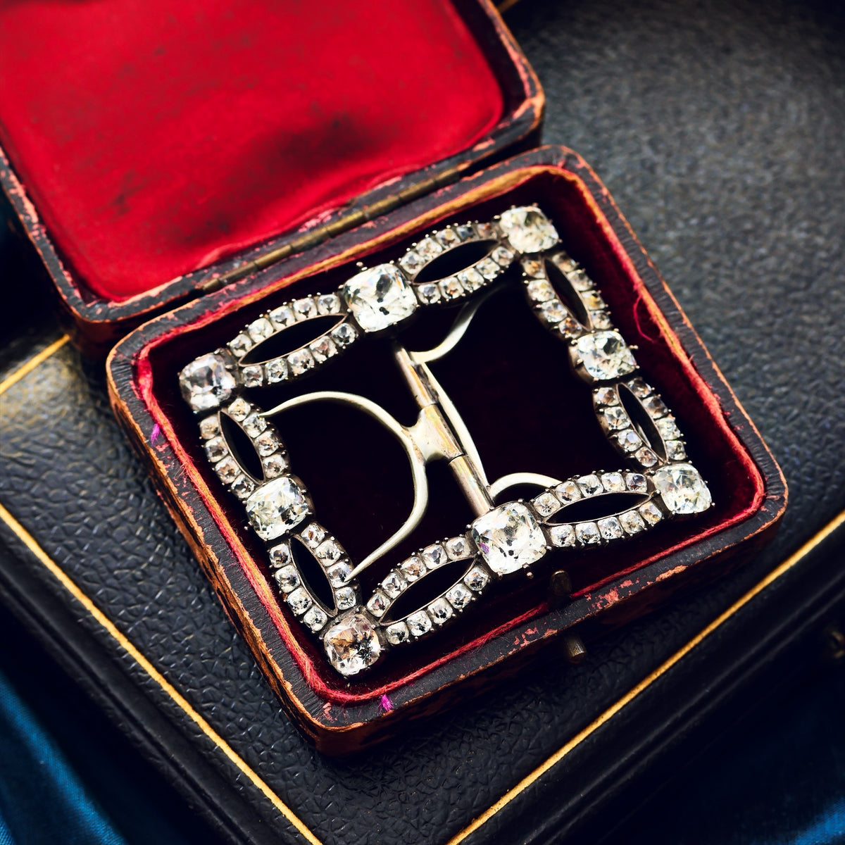 Superb Quality Antique Georgian Silver Paste Buckle