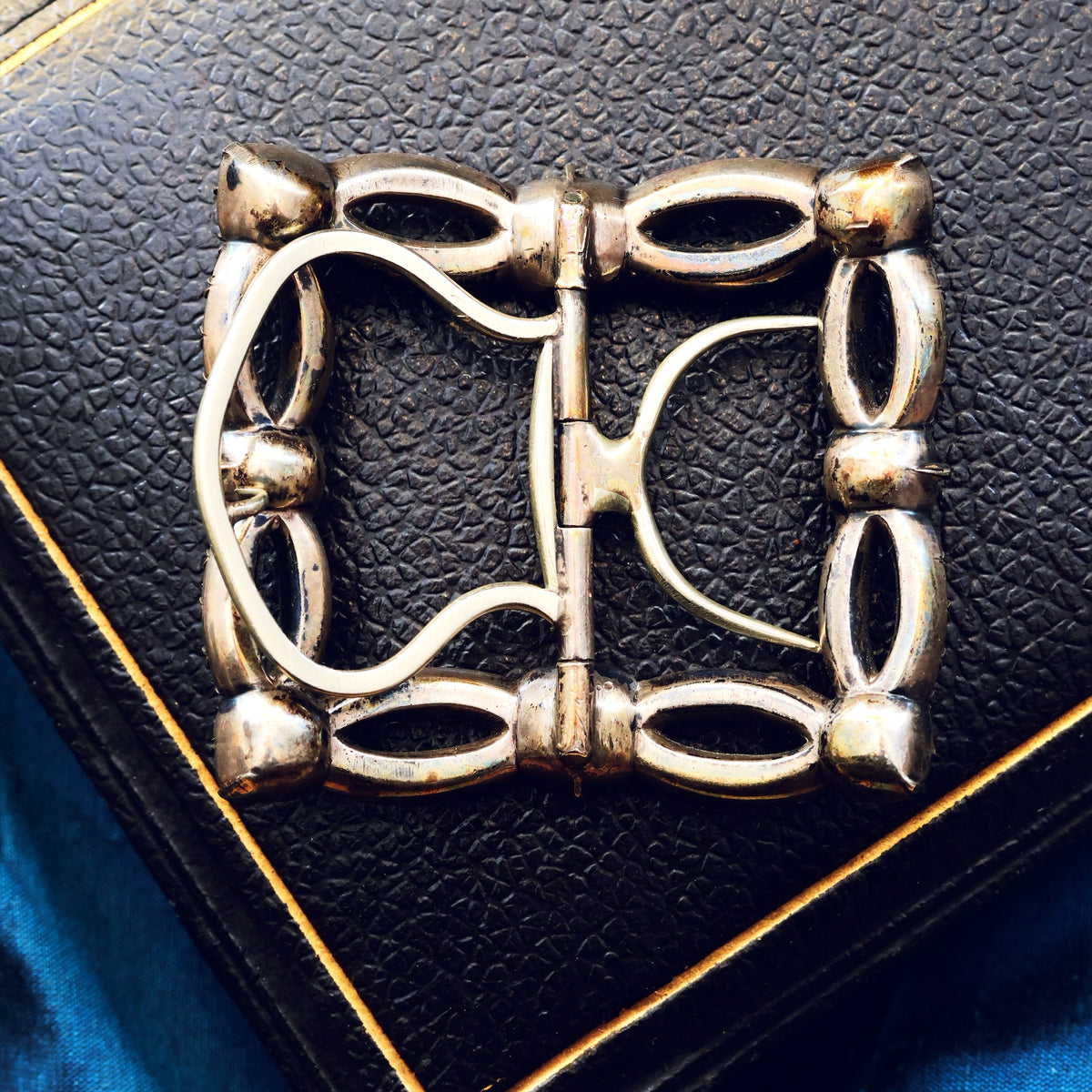 Superb Quality Antique Georgian Silver Paste Buckle