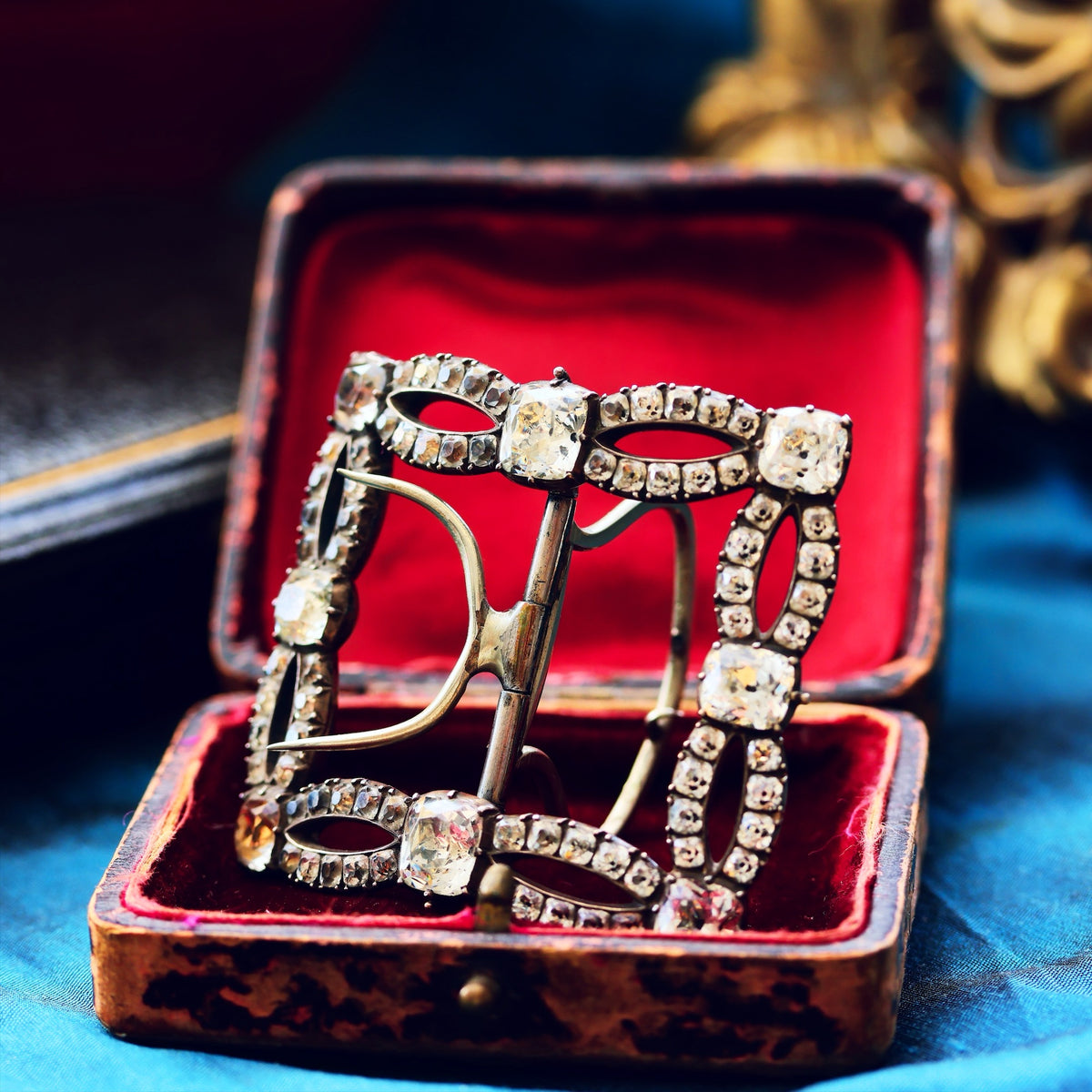 Superb Quality Antique Georgian Silver Paste Buckle
