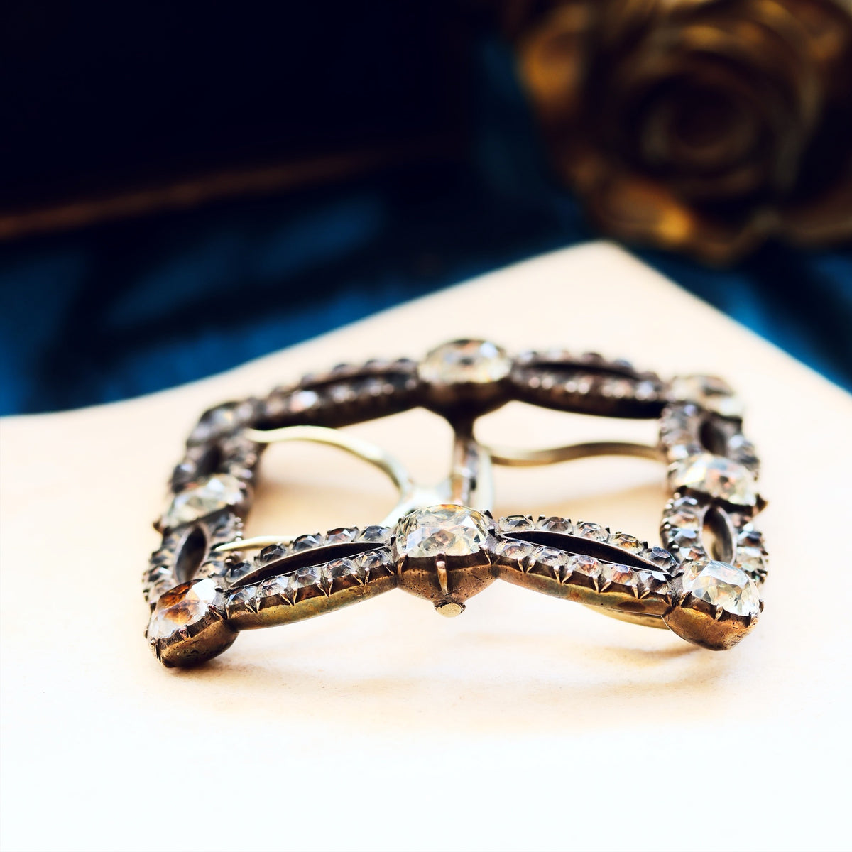 Superb Quality Antique Georgian Silver Paste Buckle