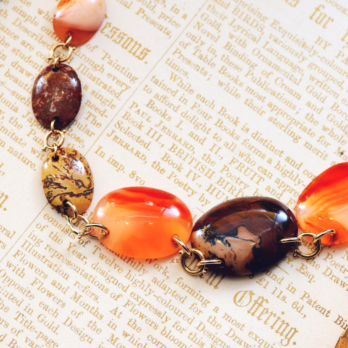 Antique Georgian Specimen Agate Collarette