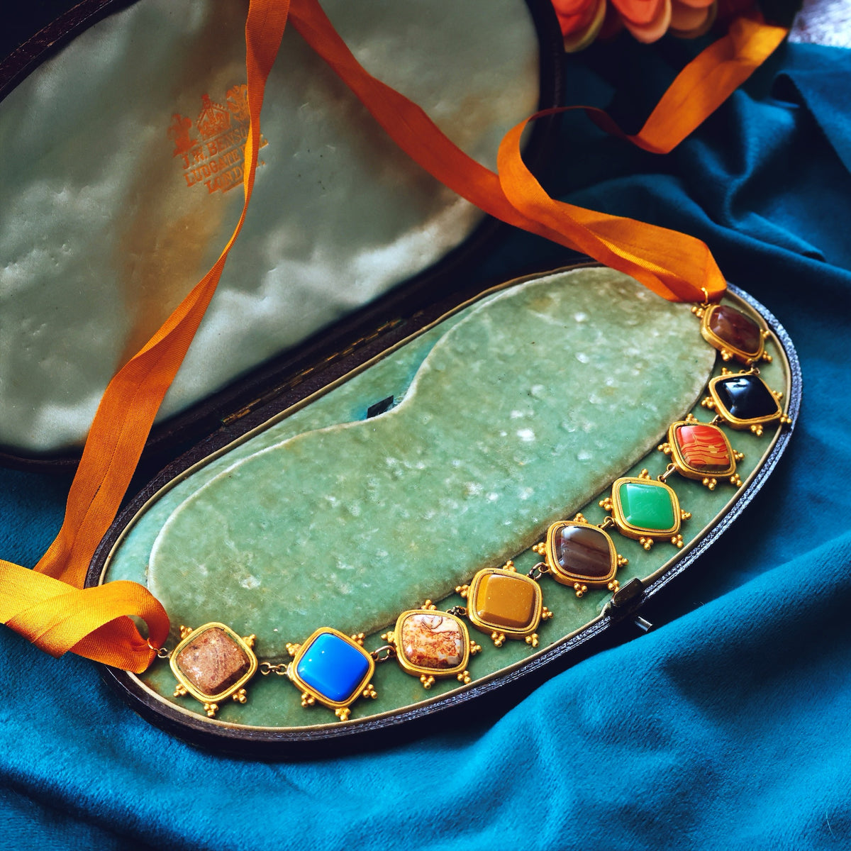 Georgian Specimen Agate Riviere Style Necklet