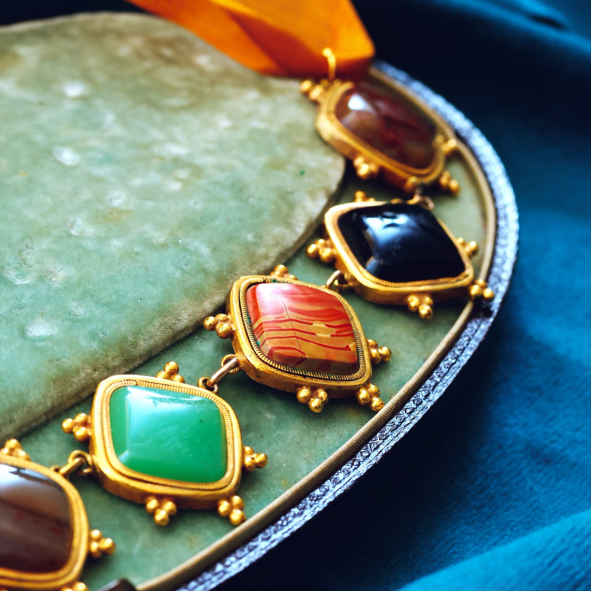 Georgian Specimen Agate Riviere Style Necklet