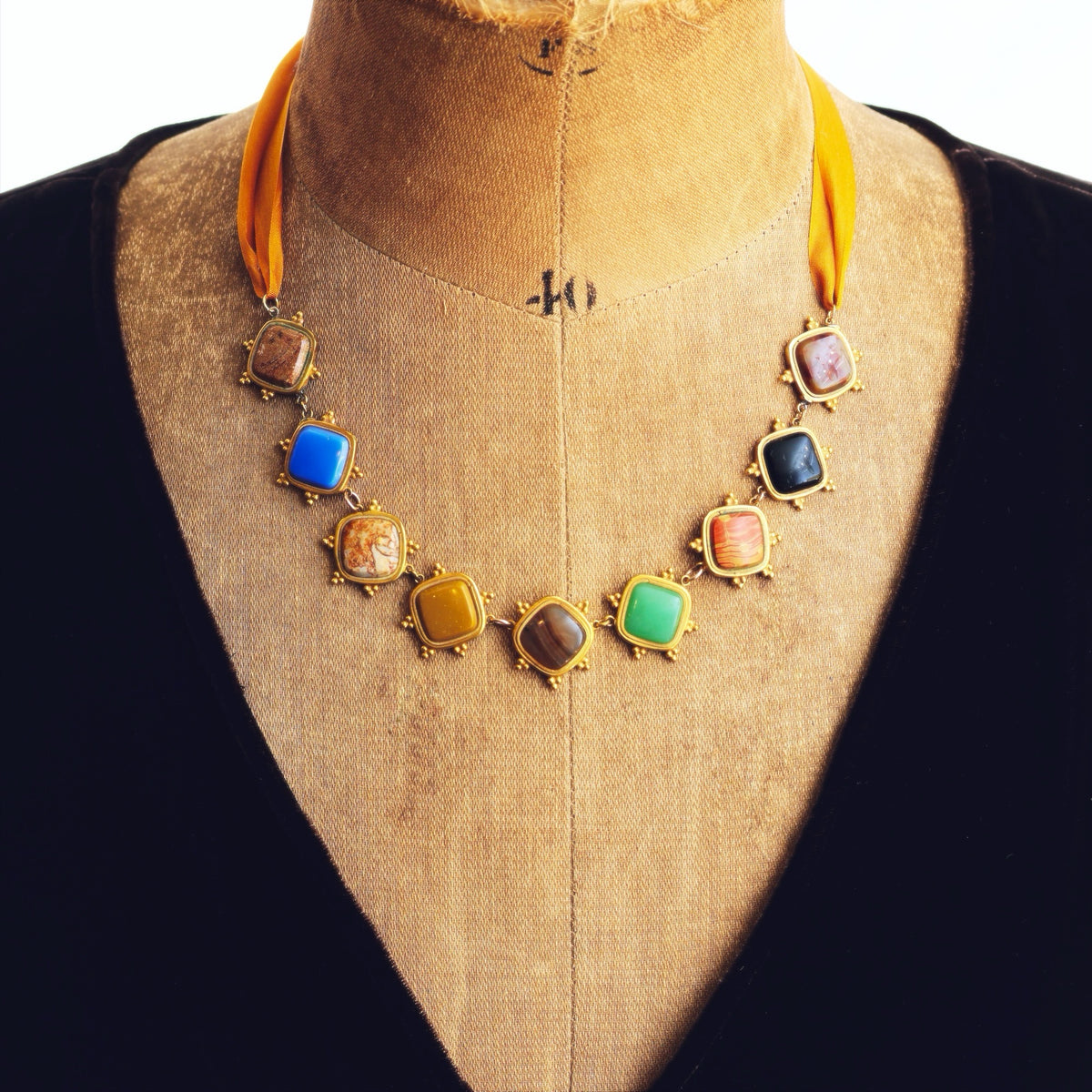 Georgian Specimen Agate Riviere Style Necklet