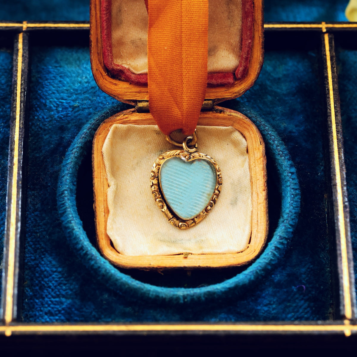 Heart Shaped Rococo Styled Georgian Picture Locket