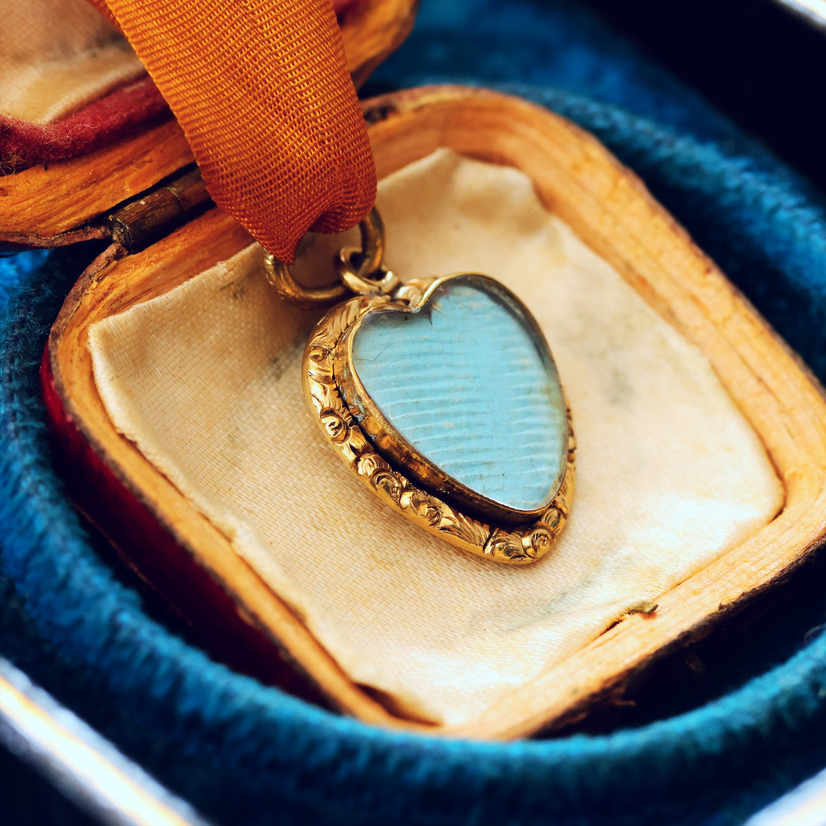 Heart Shaped Rococo Styled Georgian Picture Locket