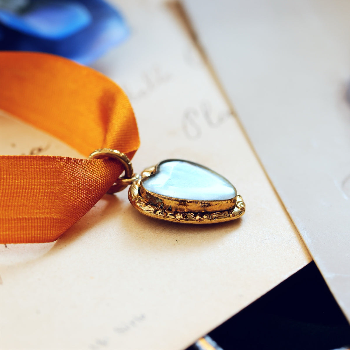 Heart Shaped Rococo Styled Georgian Picture Locket