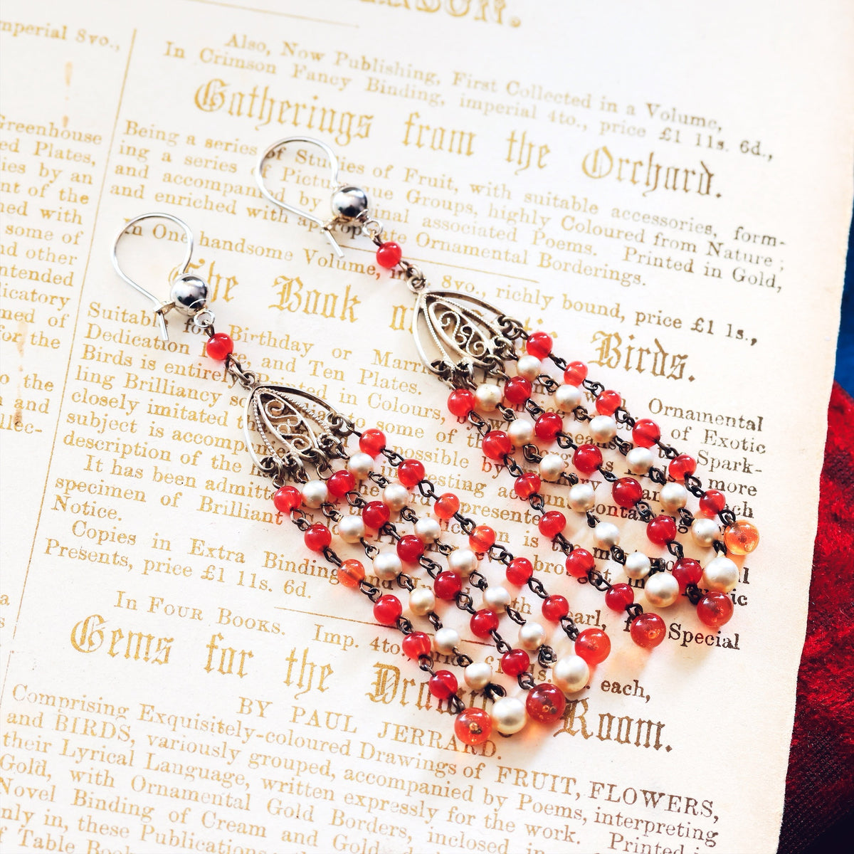 A Delightful Pair of Louis Rousselet Drop Earrings