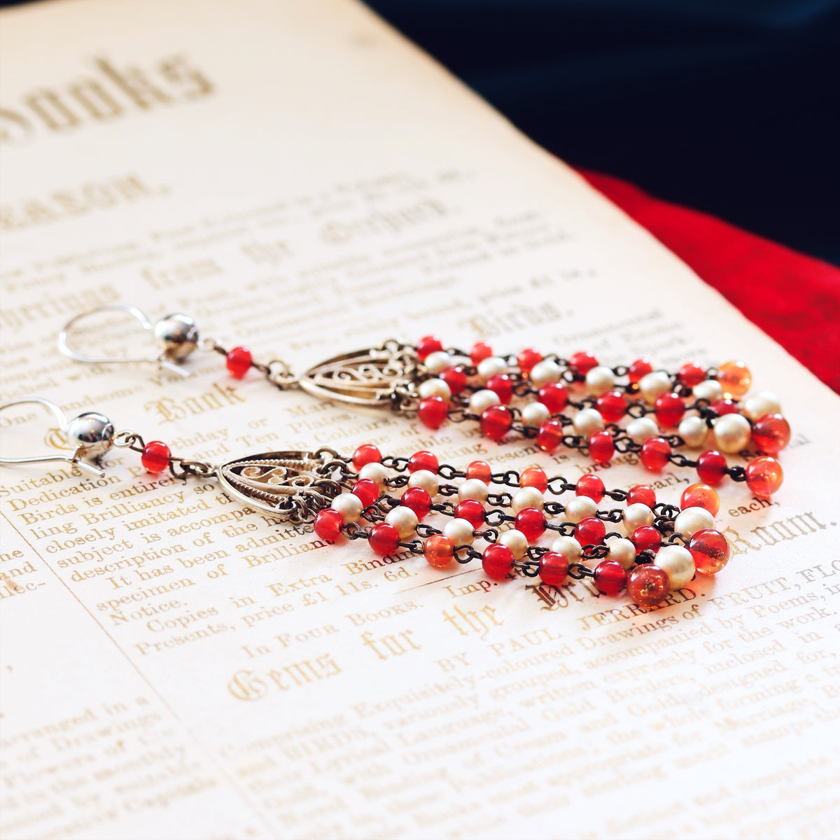 A Delightful Pair of Louis Rousselet Drop Earrings