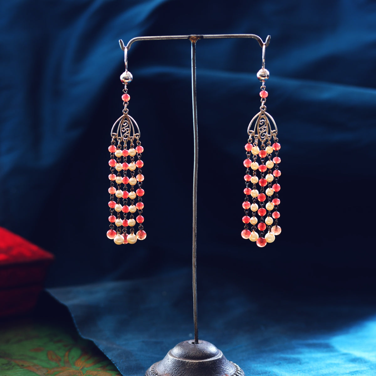 A Delightful Pair of Louis Rousselet Drop Earrings