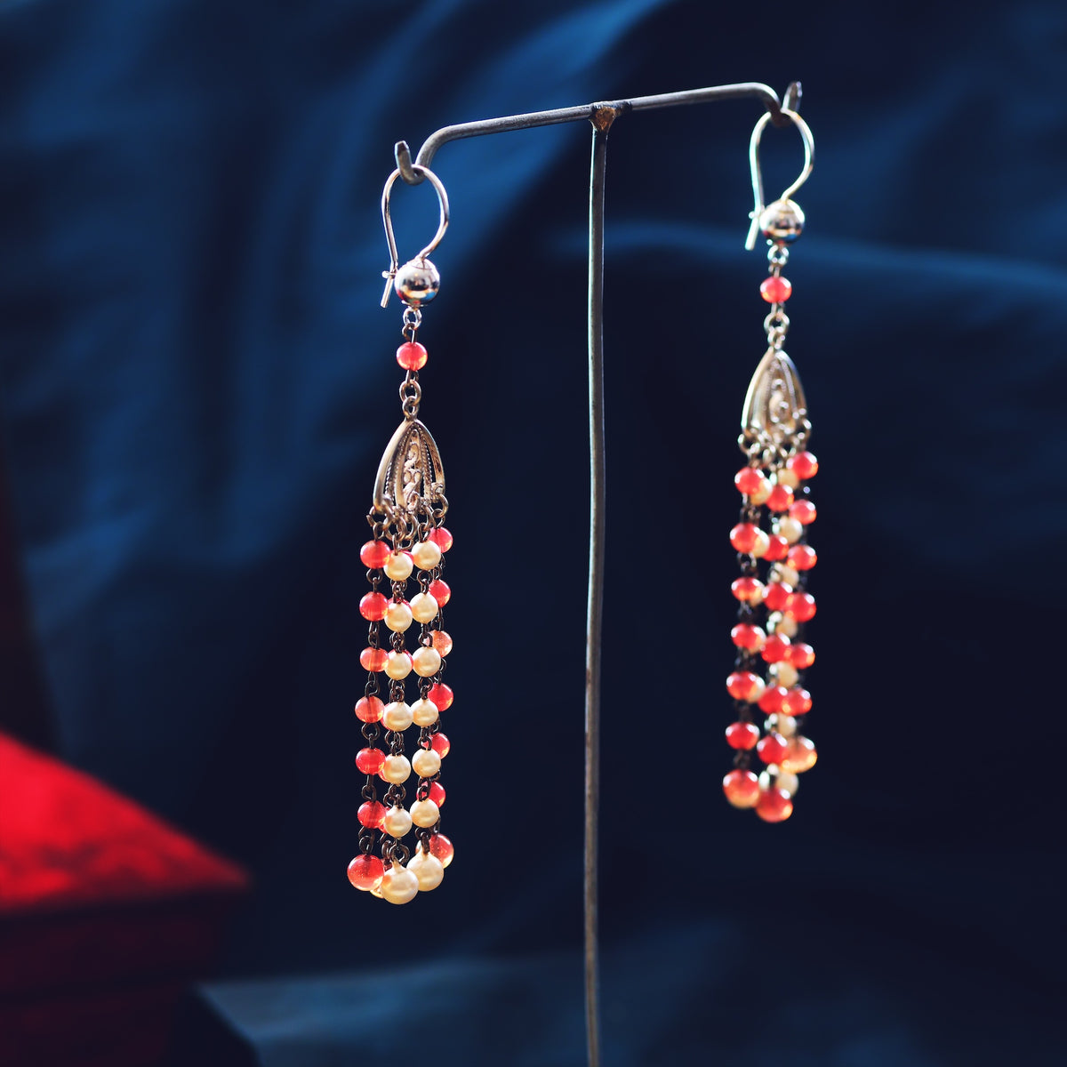 A Delightful Pair of Louis Rousselet Drop Earrings