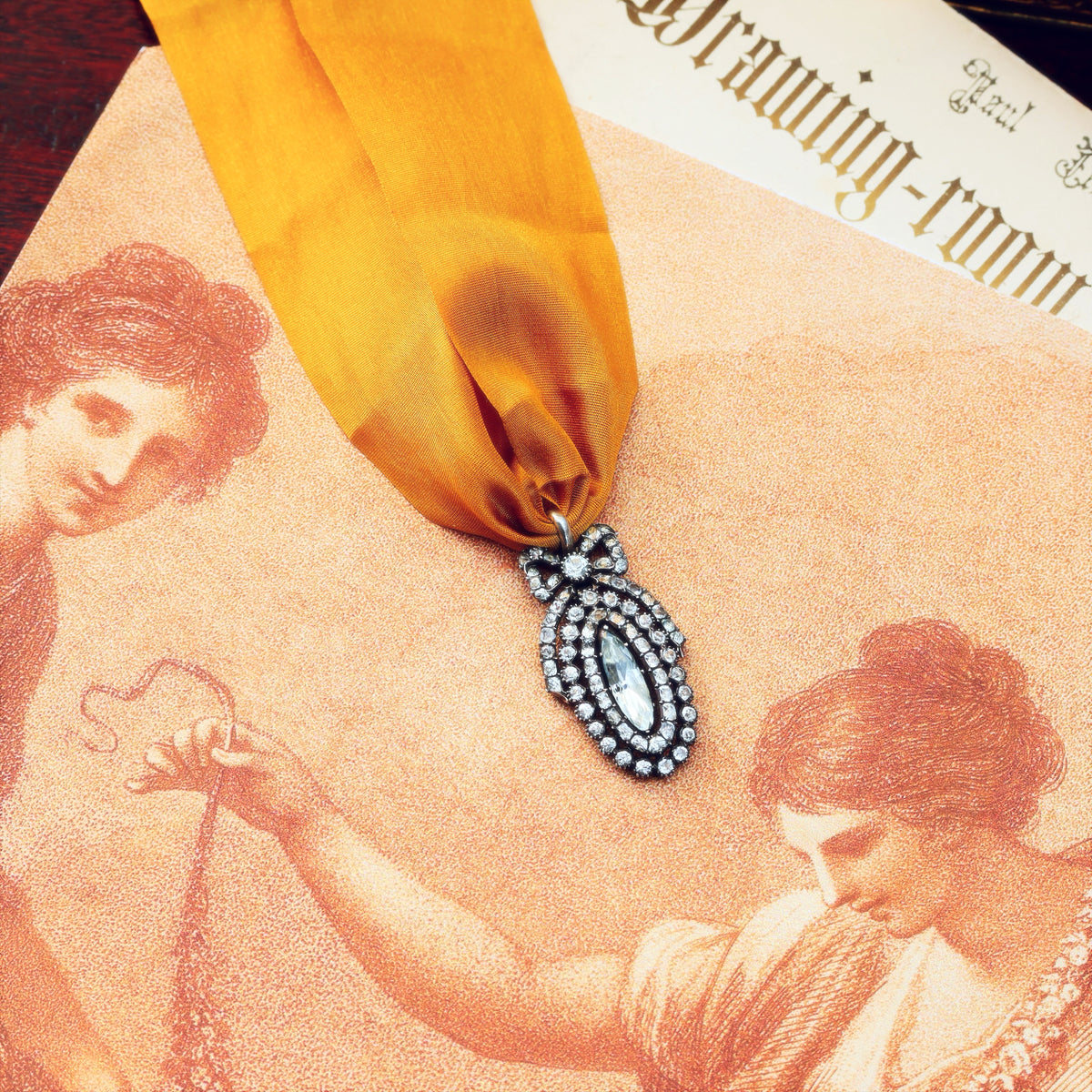 Antique Silver Minas Novas Portuguese Pendant