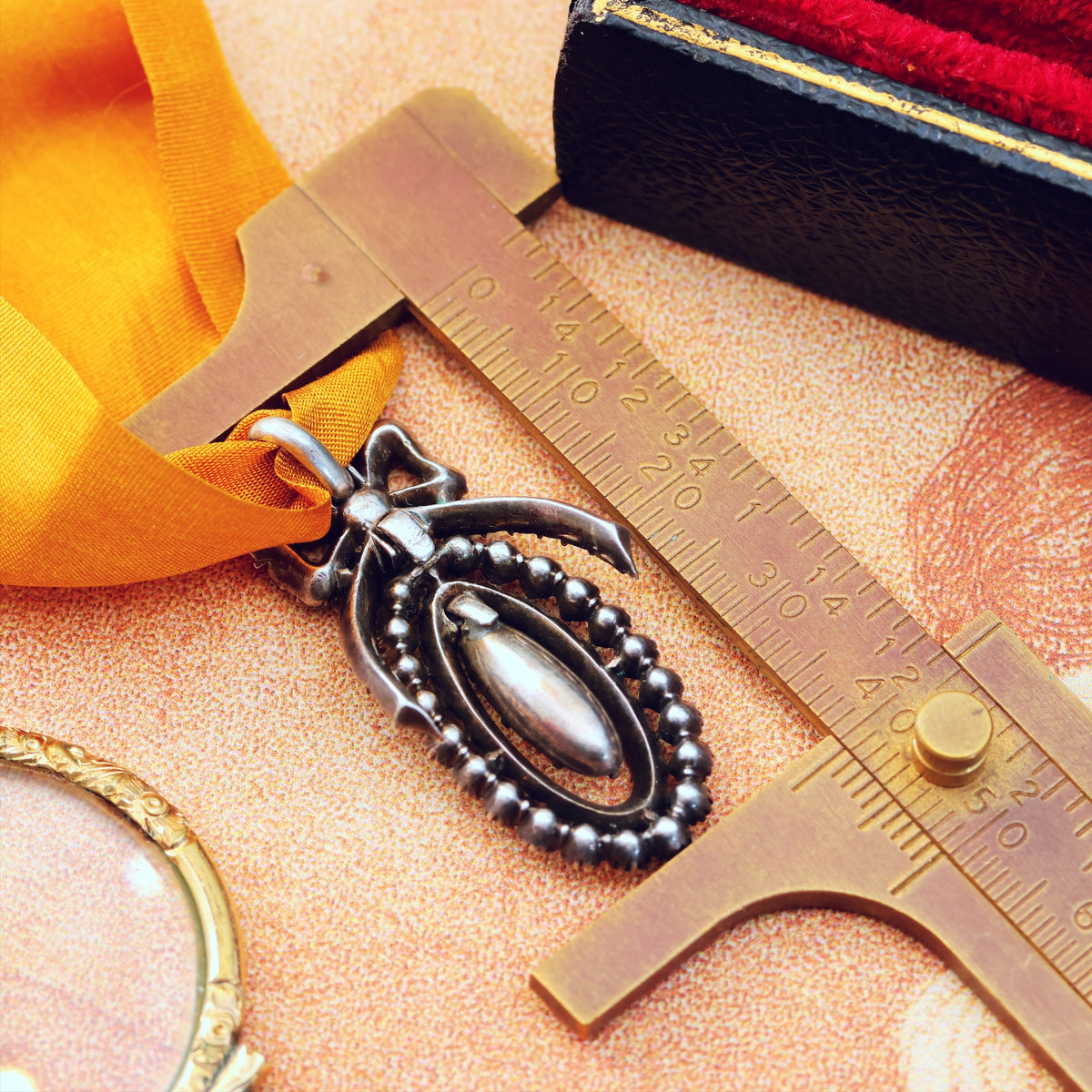 Antique Silver Minas Novas Portuguese Pendant