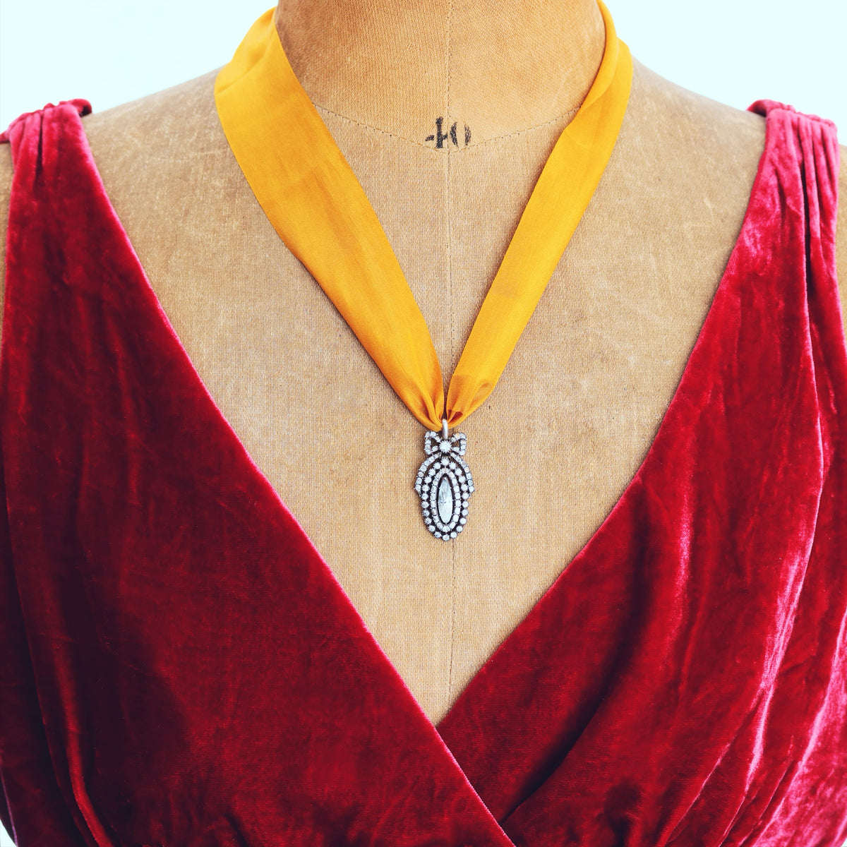 Antique Silver Minas Novas Portuguese Pendant