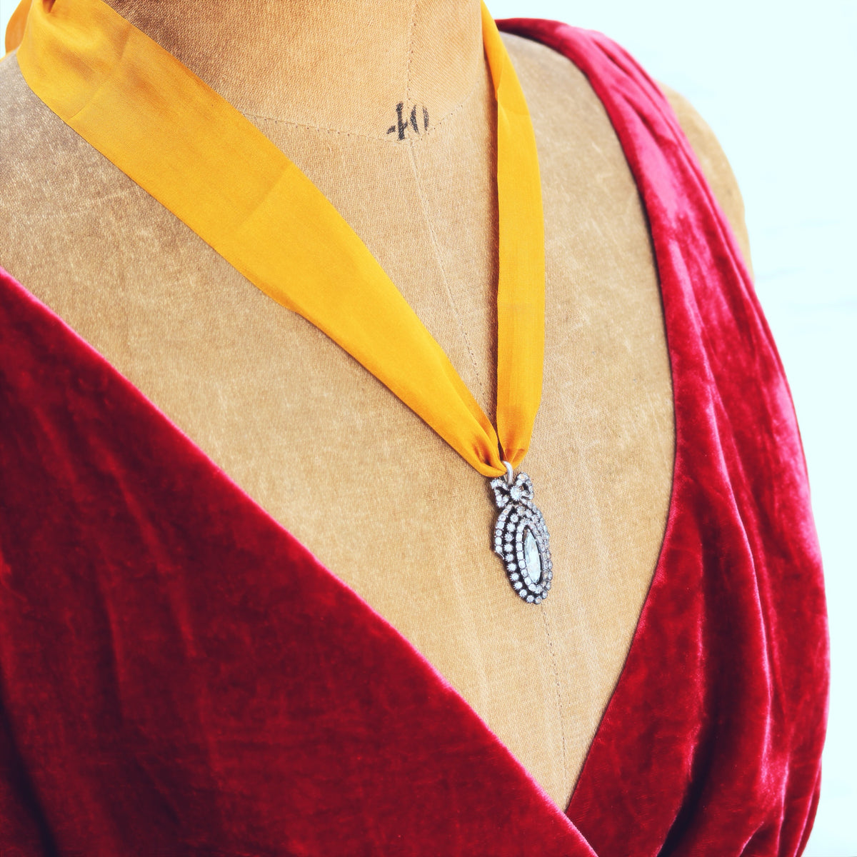 Antique Silver Minas Novas Portuguese Pendant