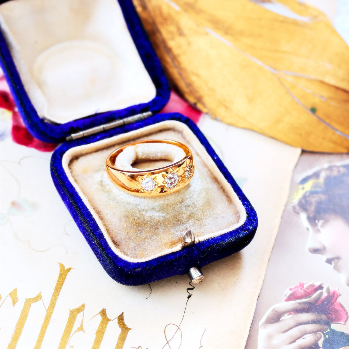 Lucky in Love! Starry Gypsy Set Diamond Band Ring