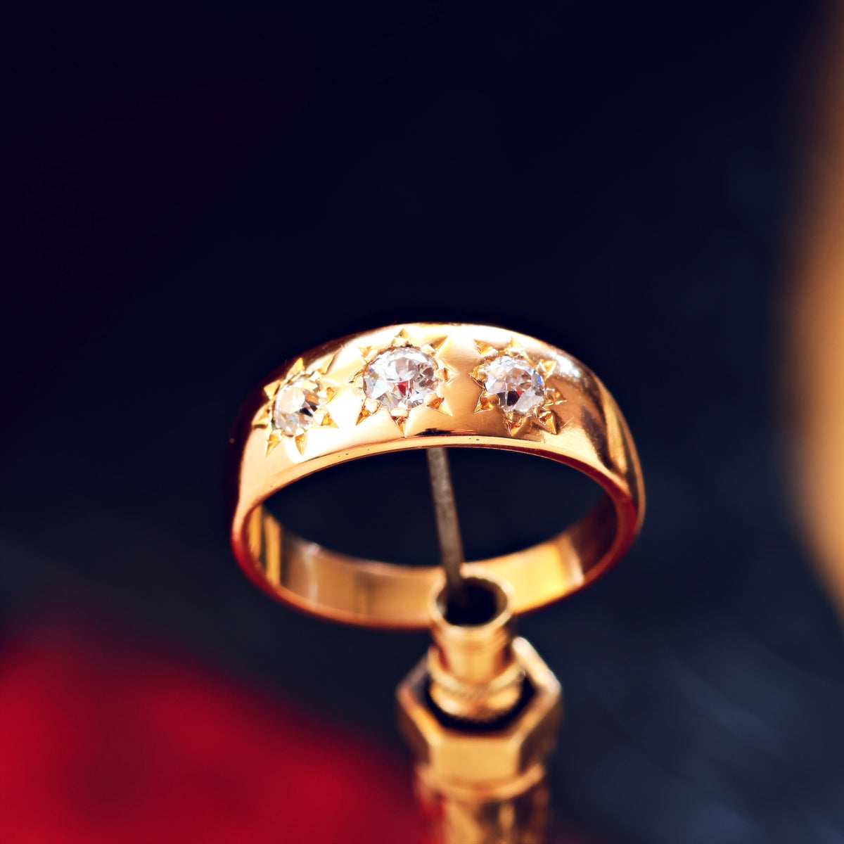 Lucky in Love! Starry Gypsy Set Diamond Band Ring