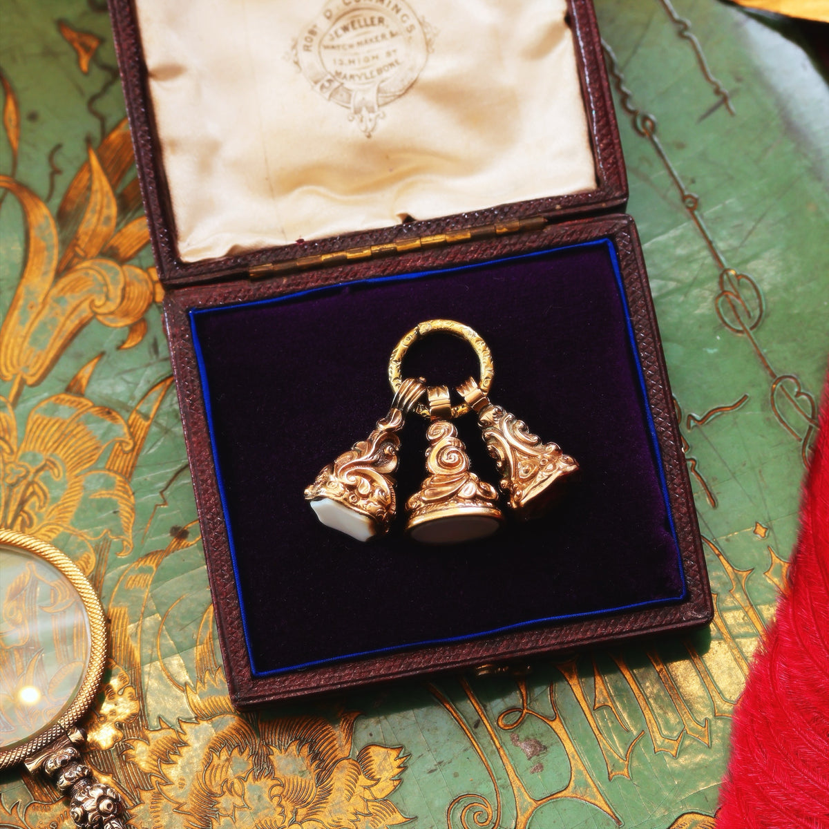 Antique Trio of Fobs