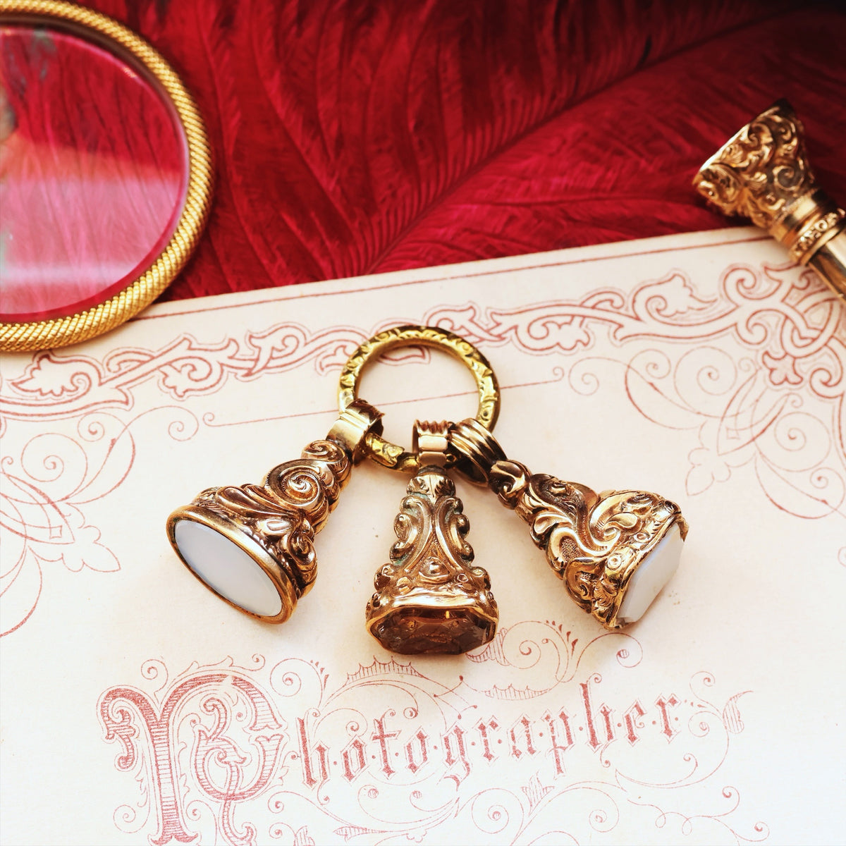 Quirky Trio of Georgian Seal Fobs