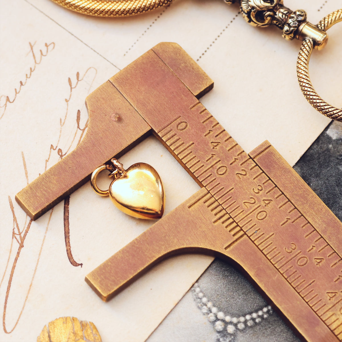 Antique Victorian 15ct Gold Wild Pearl Heart Pendant